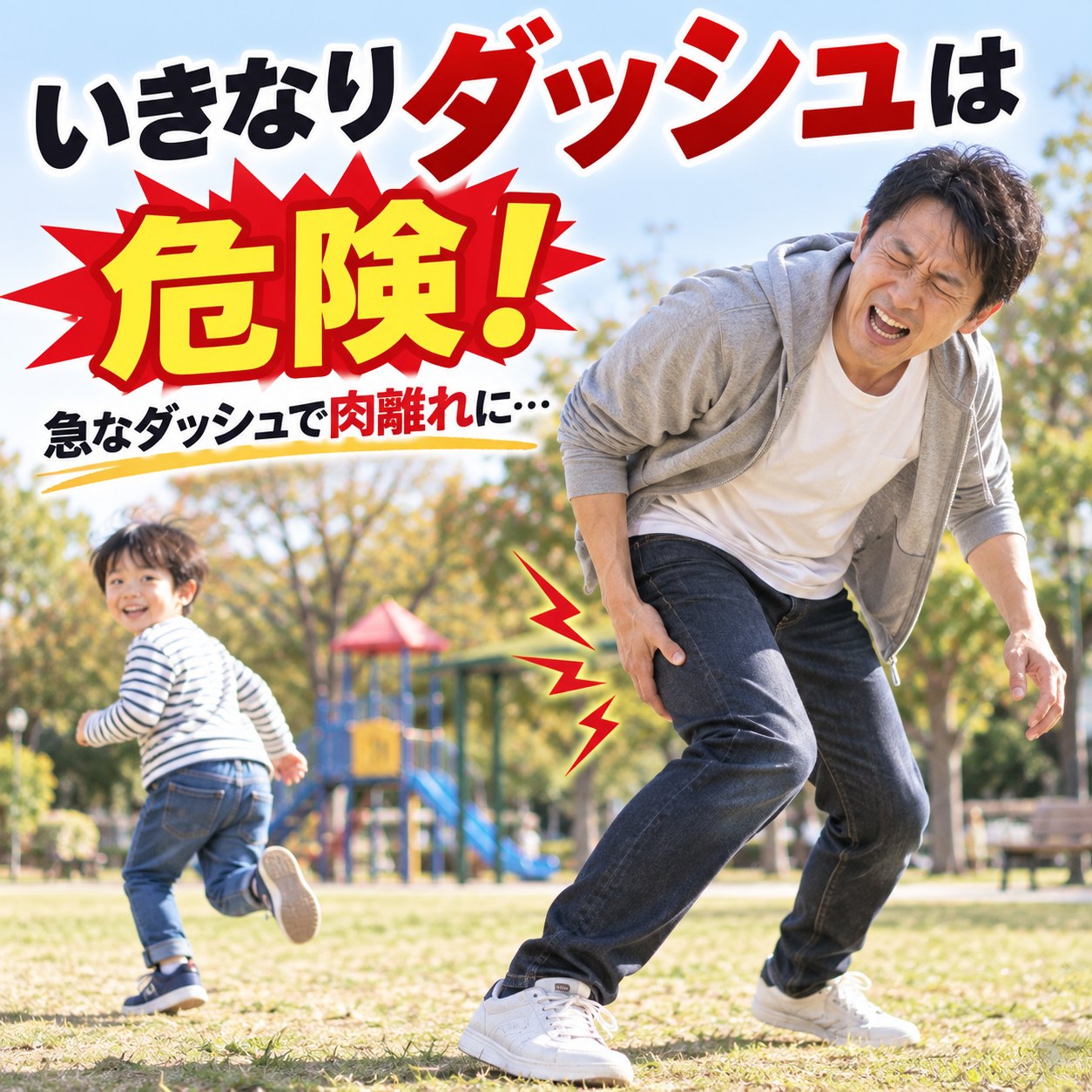 久しぶりに走った日の肉離れと走る前の3分準備｜ひなた整骨院