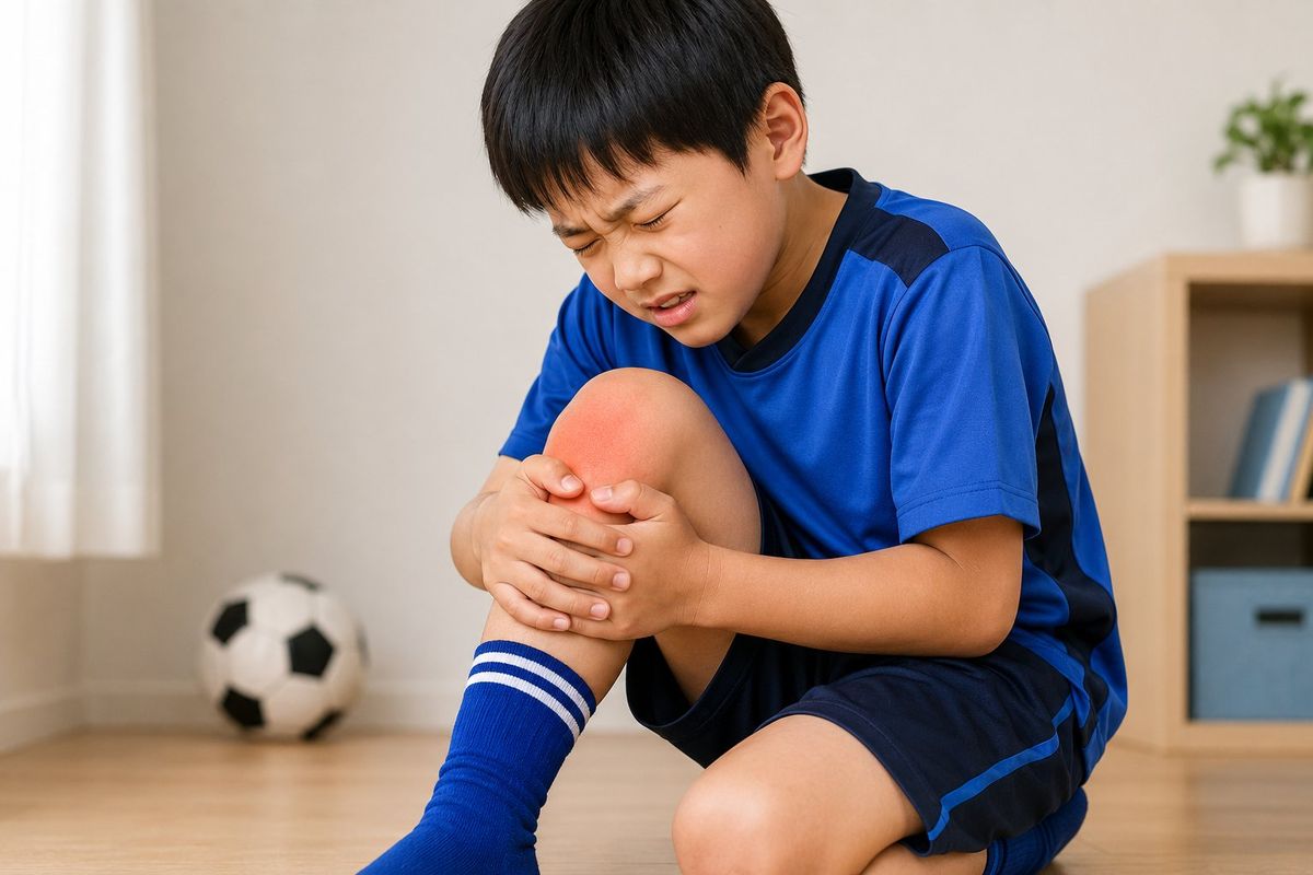 子どもの足の痛み・成長痛の見分け方｜ひなた整骨院