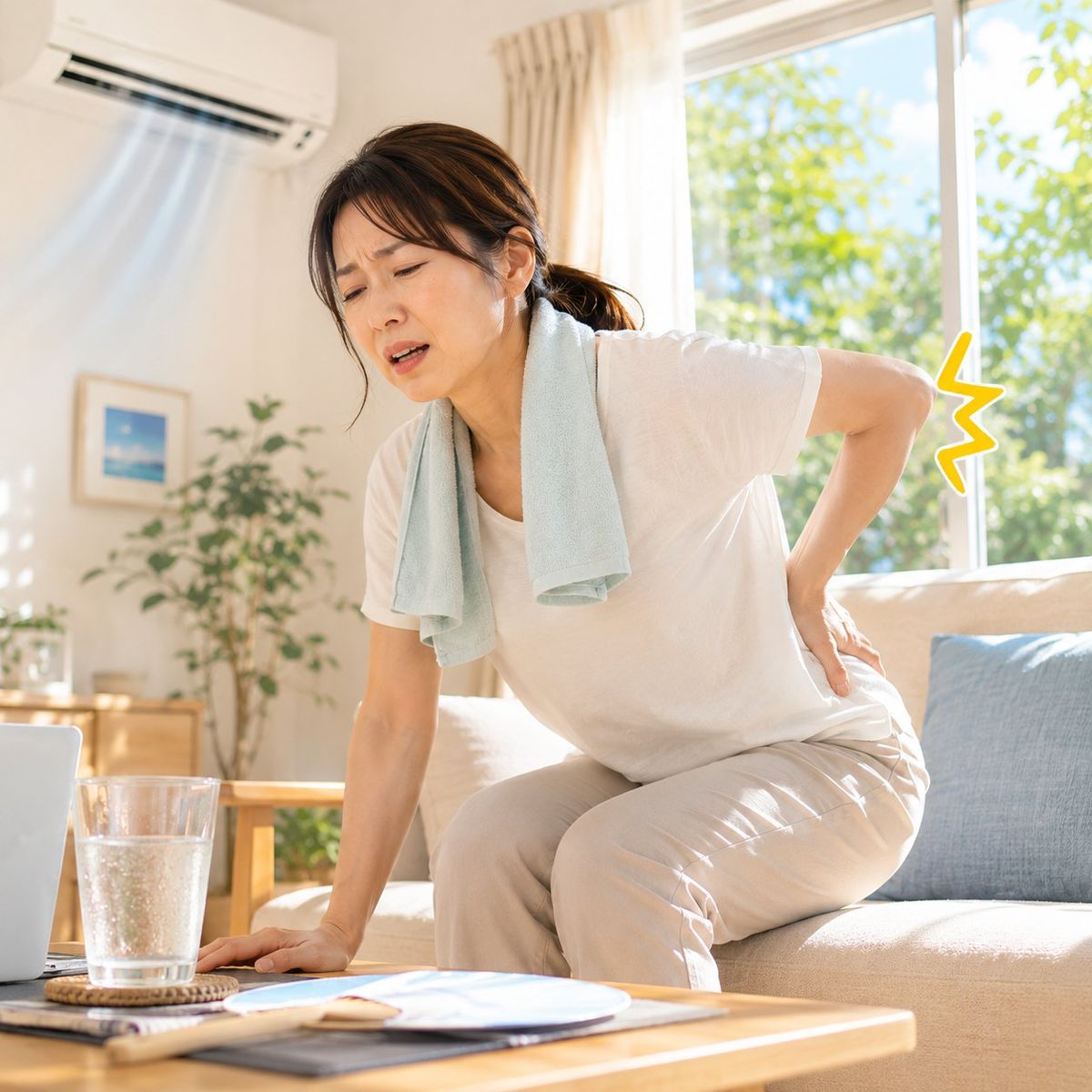夏のぎっくり腰予防｜ひなた整骨院｜ひなた整骨院