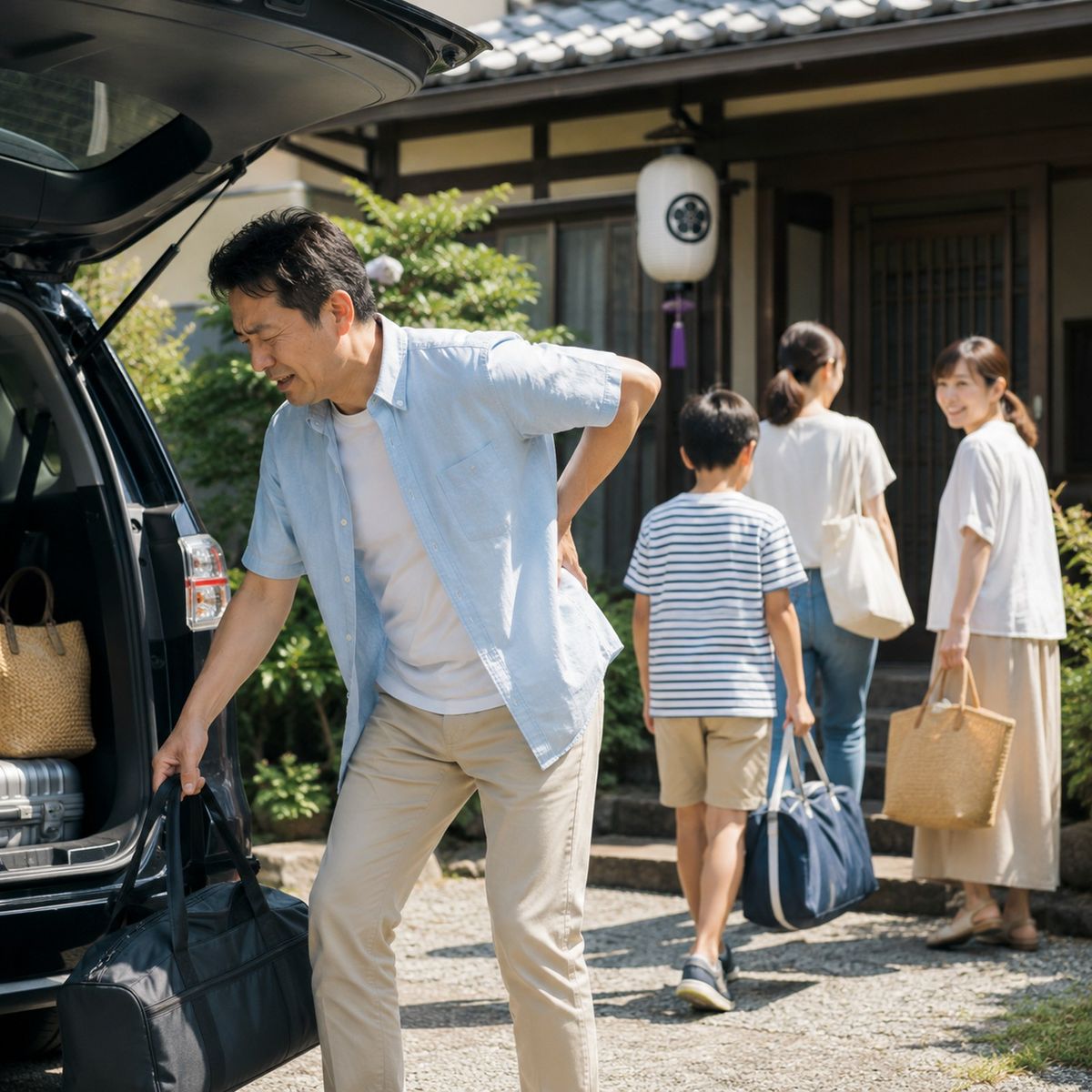 お盆休みの急な腰の痛みの対処法｜ひなた整骨院