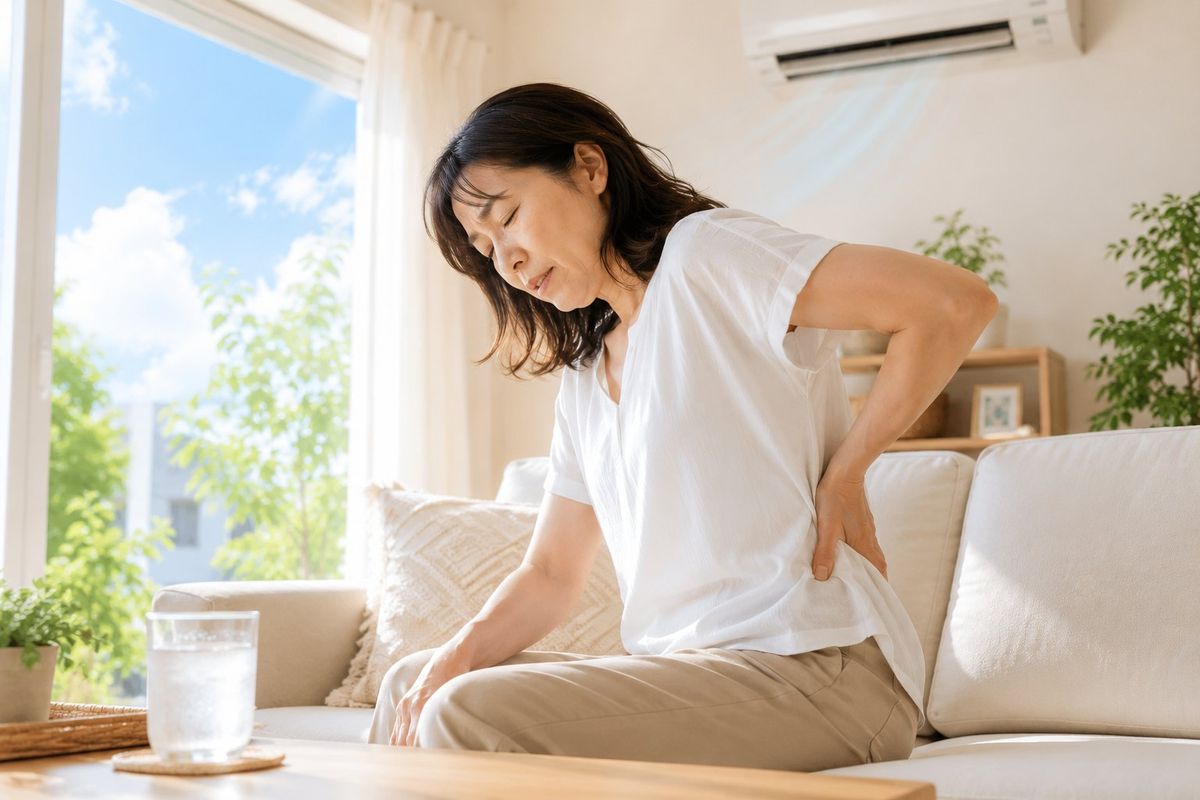 夏の腰の重だるさの正体とケア｜ひなた整骨院